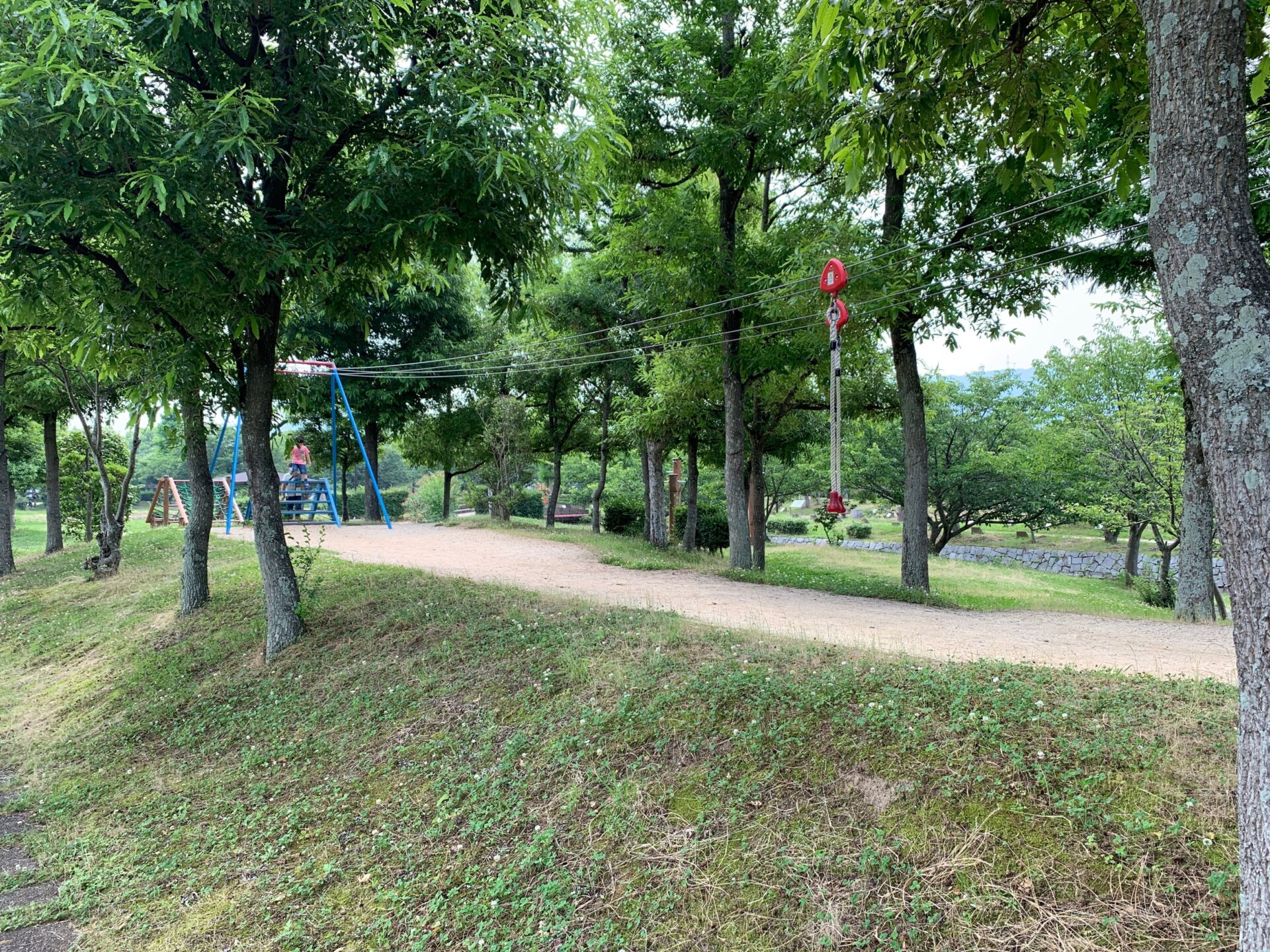 福徳泉公園　ターザンロープ