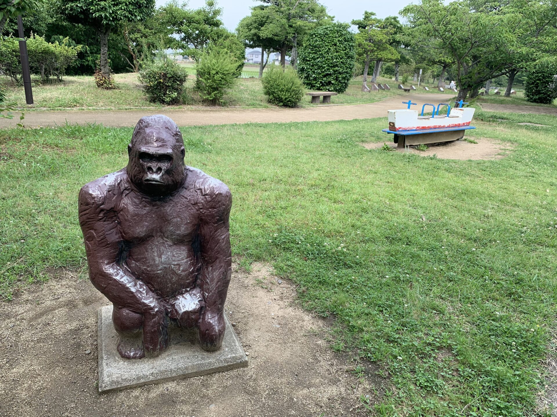 福徳泉公園　ゴリラ